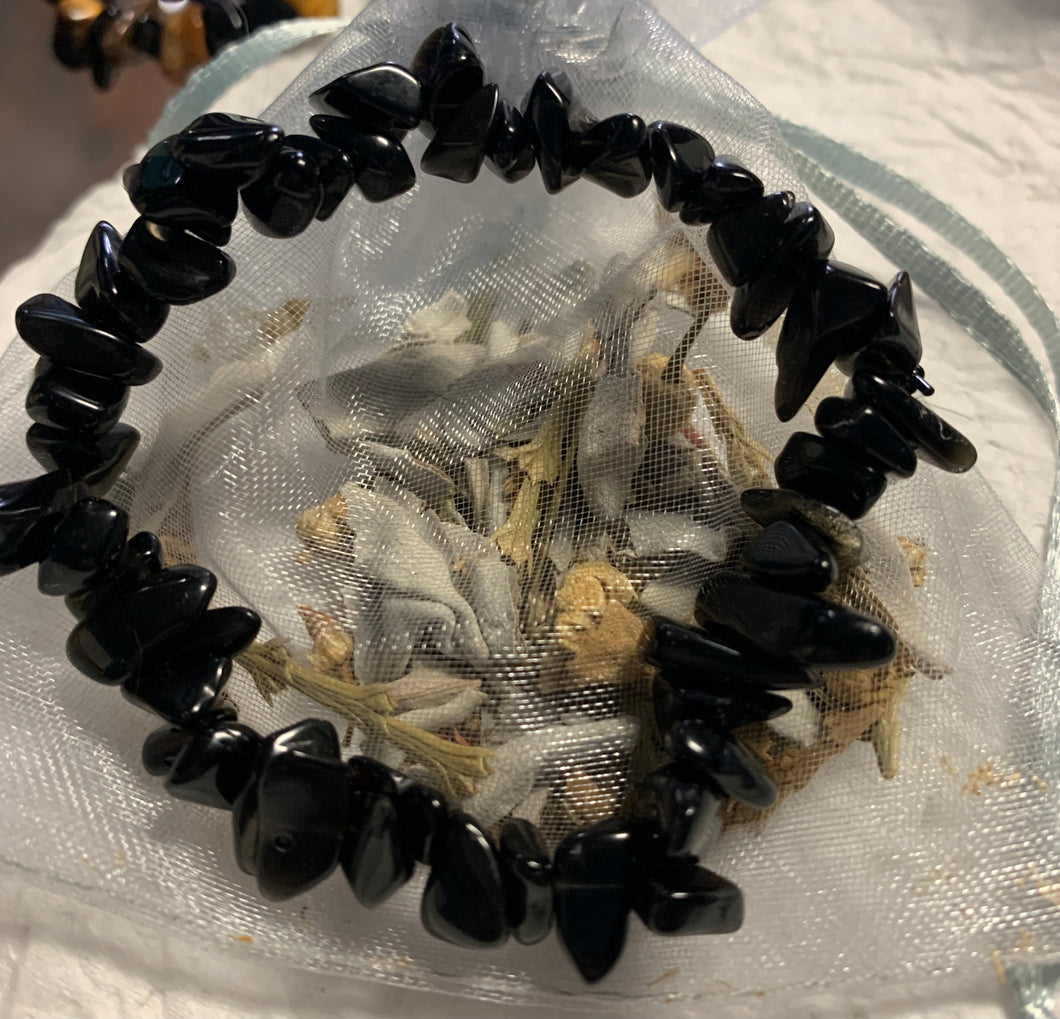 Black Obsidian Bracelet